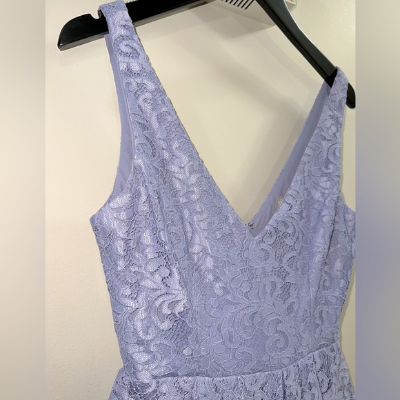 ASOS sleeveless lace midi dress, size 4, lavender, EUC - Picture 5 of 14